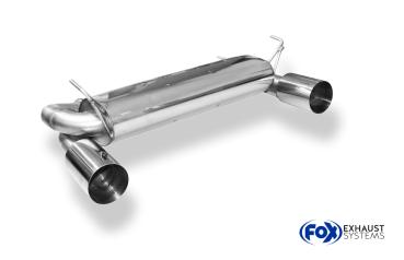 Endschalldämpfer quer Ausgang Durchmesser 70mm rechts/links - 1x114 Typ 10 rechts/links passend für: Nissan 350Z